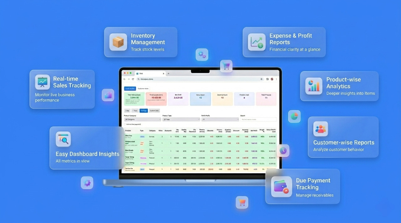 PosOne account and business management preview
